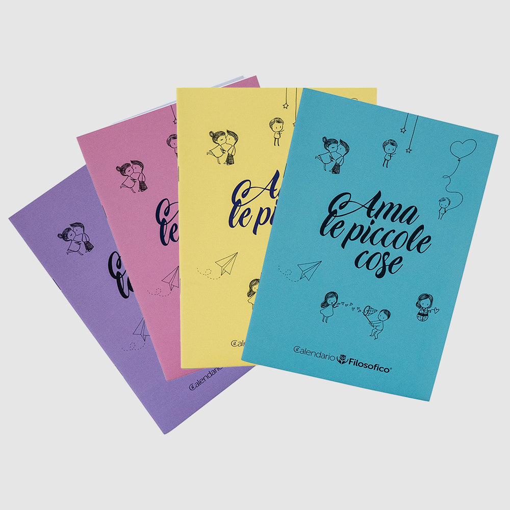 » QUADERNO “AMA LE PICCOLE COSE” CON FRASI E PAGINE DECORATE (100% off)