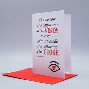 BIGLIETTO D'AUGURI 10 - CUORE