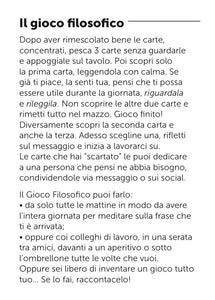 CARTE DA GIOCO FILOSOFICHE - MAZZO BLU