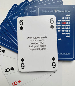 CARTE DA GIOCO FILOSOFICHE - MAZZO BLU