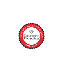 CALENDARIO FILOSOFICO 2023 - A6 PICCOLO 10 x 14 CM - CON SUPPORTO IN LEGNO