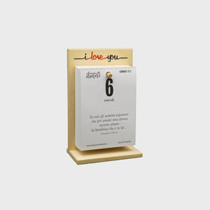 CALENDARIO DELLE DONNE 2023 - A6 PICCOLO 10 x 14 CM - CON SUPPORTO SERIGRAFATO