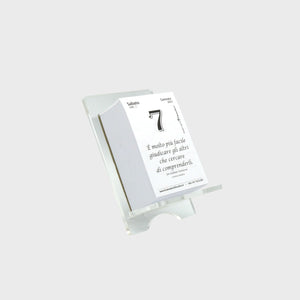 CALENDARIO FILOSOFICO 2023 - A7 MIDI 7,4 x 10,5 CM - CON SUPPORTO IN PLEXIGLASS TRASPARENTE