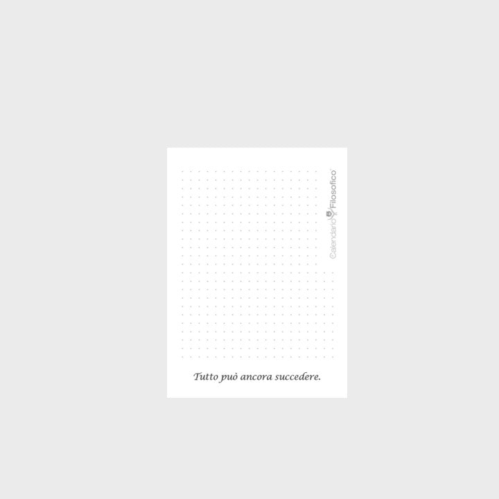 Block notes interno con frasi ispirazionali, 100 fogli staccabili puntinati