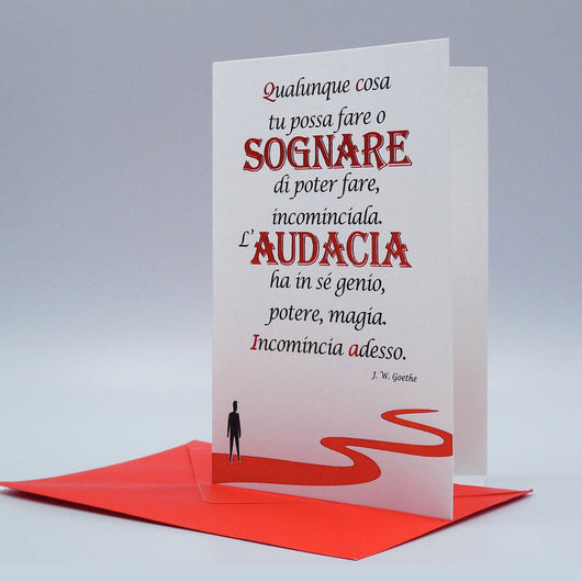 BIGLIETTO D'AUGURI 03 - AUDACIA