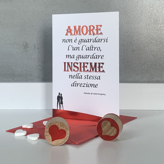BIGLIETTO D'AUGURI 04 - GUARDARE INSIEME