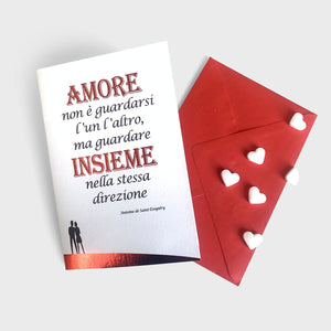 BIGLIETTO D'AUGURI 04 - GUARDARE INSIEME