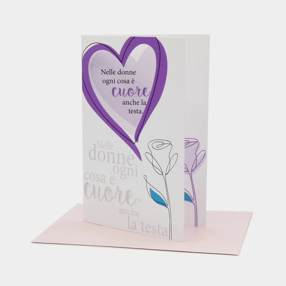 BIGLIETTO D'AUGURI DONNE 15 - IL CUORE