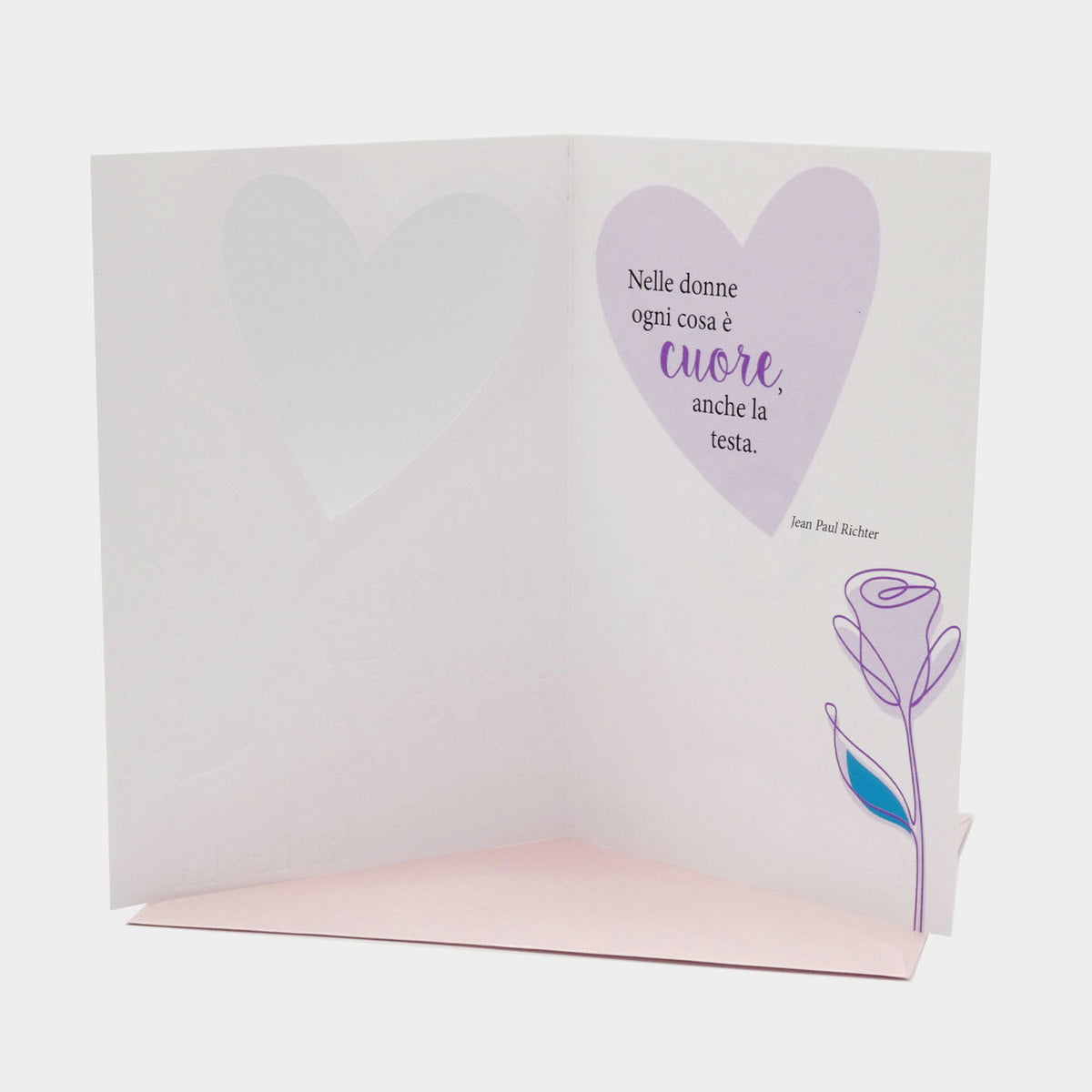 BIGLIETTO D'AUGURI DONNE 15 - IL CUORE