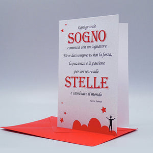 BIGLIETTO D'AUGURI 12 - SOGNATORI