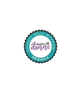 CALENDARIO DELLE DONNE 2023 - A6 PICCOLO 10 x 14 CM - CON SUPPORTO SERIGRAFATO