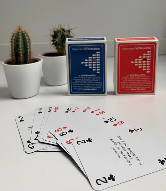 KIT CARTE DA GIOCO FILOSOFICHE - 2 MAZZI